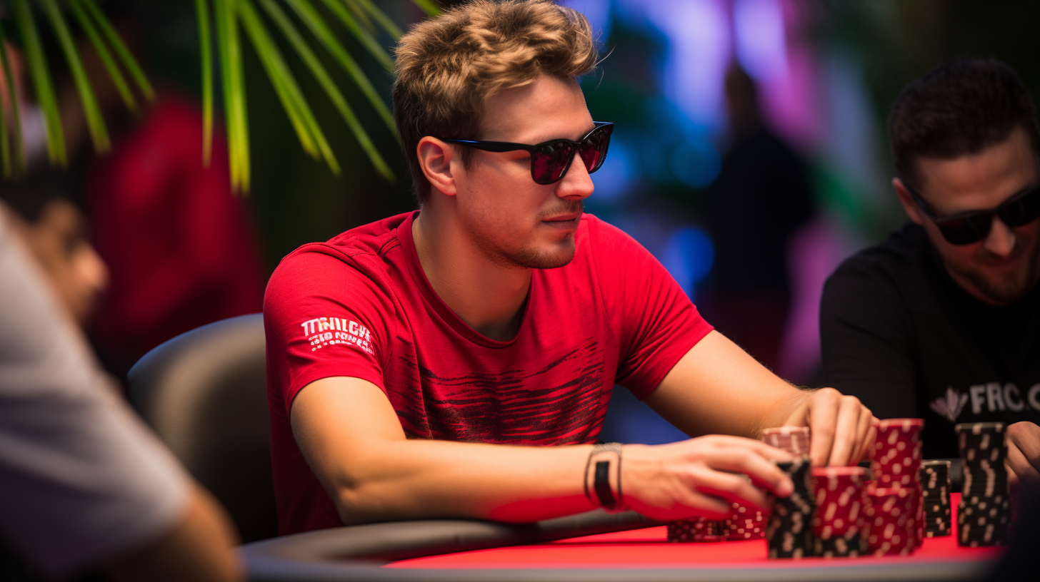 Rafael Moraes enters the final day of WCOOP Event...